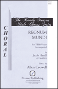 Regnum Mundi TTBB choral sheet music cover